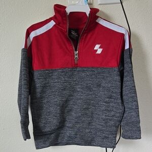 Place Sport Red Quarter-Zip Top